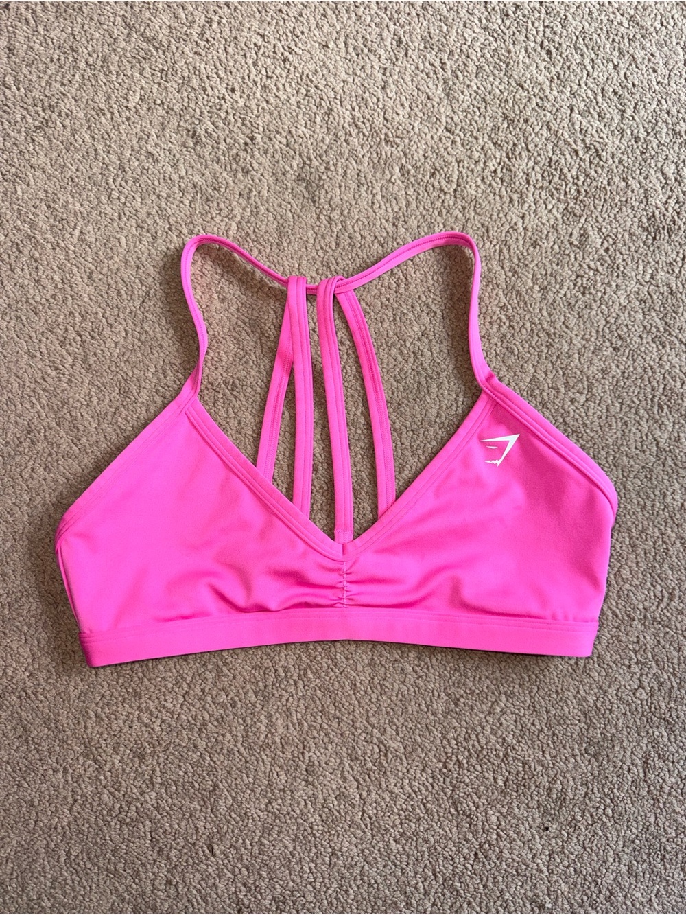 Gymshark minimal sports bra in pink